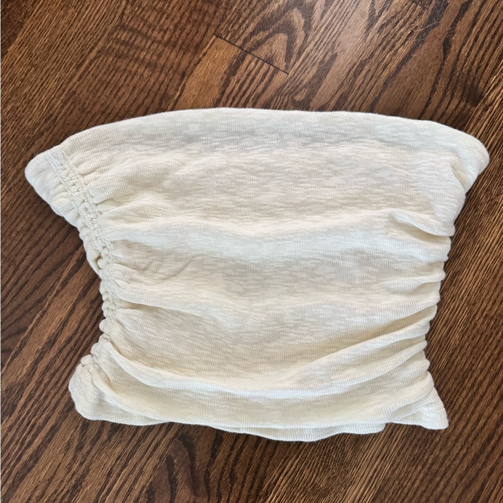 NWT! Free People Cream Tube Top size L
